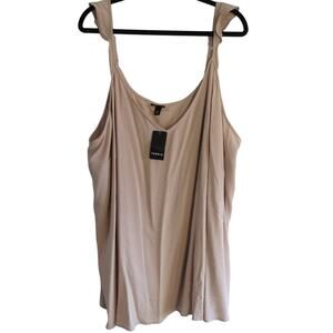Torrid Women's Plus Size Ruffle Strap Crinkle Gauze Tank Top - Size 6 - NWT